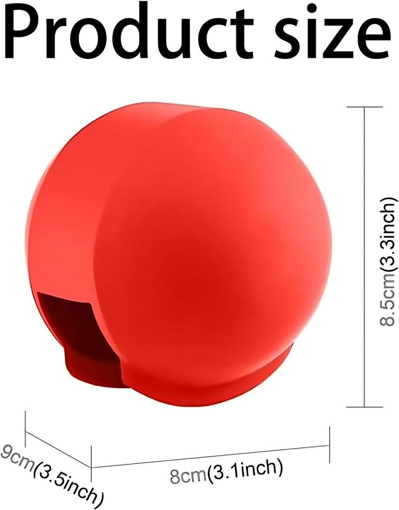 Sruim Lens Guard for Insta360 ONE X3 Invisible Dive Housing Case, Silicone Protective Cover, Lens Protector Case Accessories (Red) - Image 2